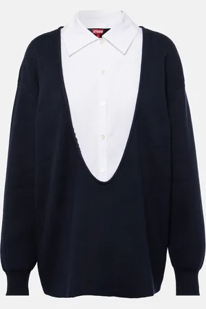 Staud Pull Coast en coton et cachemire