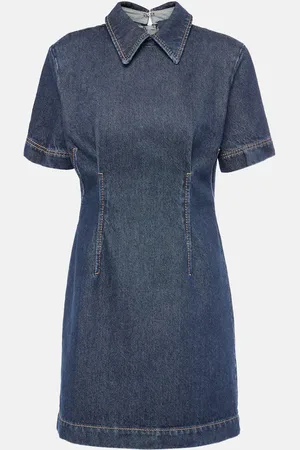 Sportmax Robe polo Douglas en jean