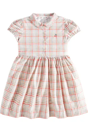 BONPOINT Robe Genereuse en coton à carreaux