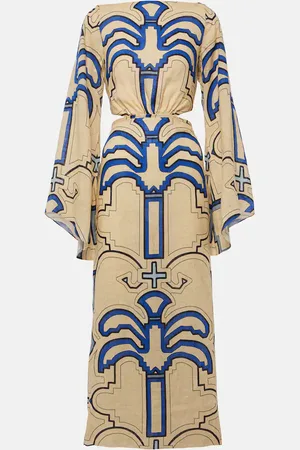JOHANNA ORTIZ Robe midi en lin