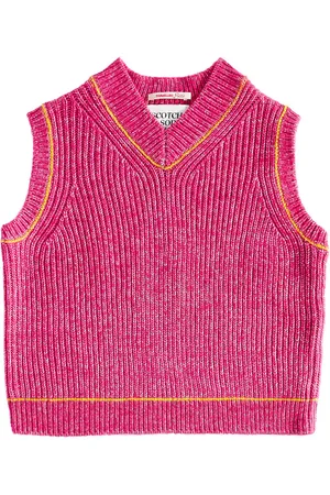 Scotch&Soda Pull sans manches en coton mélangé