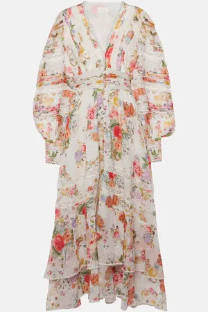 Camilla Robe midi Sew Yesterday à fleurs