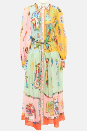 ALÉMAIS Alémais Robe chemise imprimée
