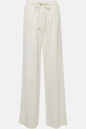 Proenza Schouler Pantalon ample en lin mélangé