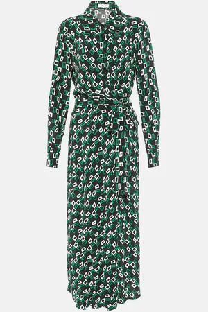 Diane von Furstenberg Robe portefeuille Tori en crêpe