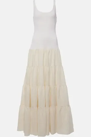 GABRIELA HEARST Robe longue Pozas en lin