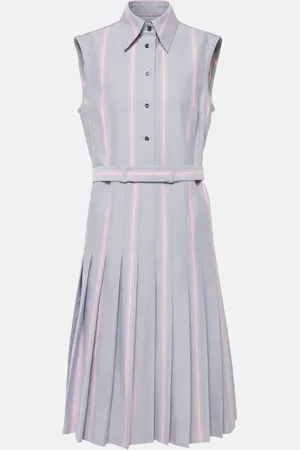 Thom Browne Robe midi en coton