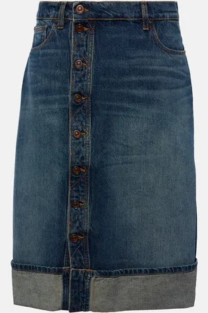 Victoria Beckham Jupe midi en jean