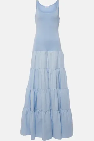 GABRIELA HEARST Robe longue Pozas en lin