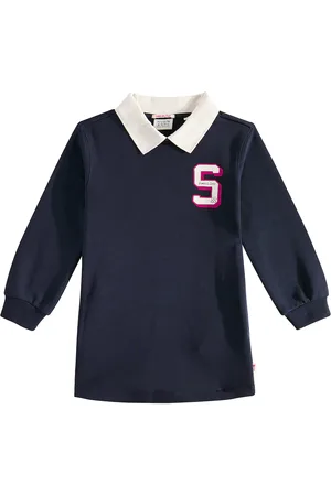Scotch&Soda Robe sweat-shirt Varsity en coton mélangé