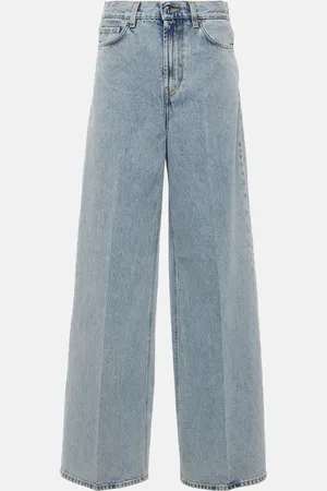 Totême Jean ample à taille haute