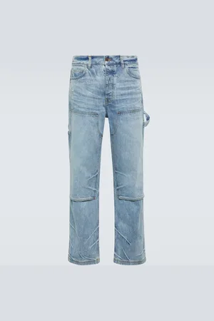 AMIRI Jean droit à taille mi-haute