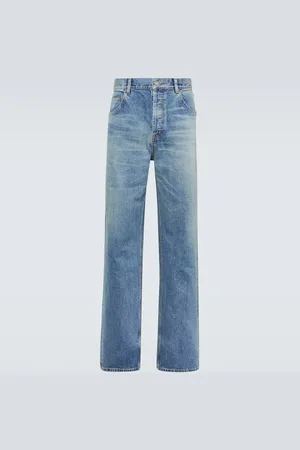 Saint Laurent Jean droit à taille mi-haute