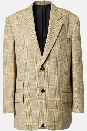 Bottega Veneta Blazer à carreaux
