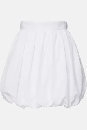 Dolce & Gabbana Mini-jupe à taille haute en coton