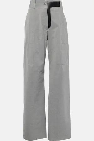 Salvatore Ferragamo Pantalon droit à taille haute