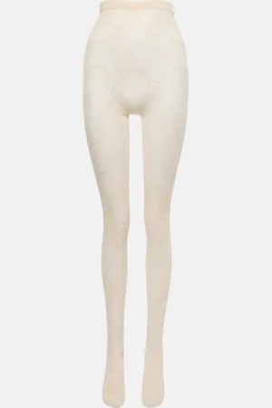 Saint Laurent Collants à fleurs
