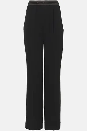 Acne Studios Pantalon ample à taille mi-haute à logo
