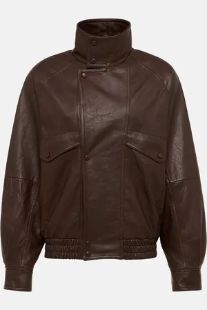 Saint Laurent Veste bomber en cuir