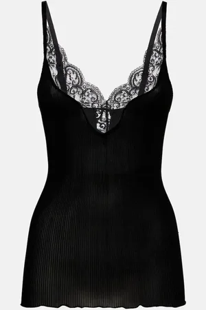 Saint Laurent Top à dentelle