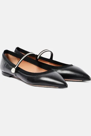 Aquazzura Ballerines Romy en cuir
