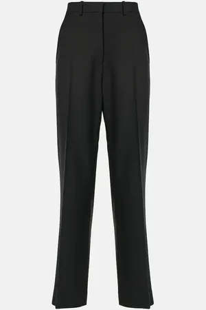The Row Pantalon évasé Albereta en laine vierge