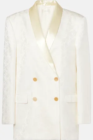 The Row Blazer Jerome en jacquard de soie