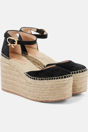 Gianvito Rossi Espadrilles compensées en daim