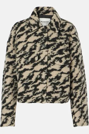 Marant Etoile Veste Ferida imprimée en laine mélangée