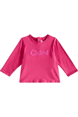 Chloé Chloé Kids Bébé – Top en coton à logo