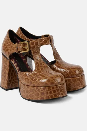 Etro Escarpins en cuir embossé