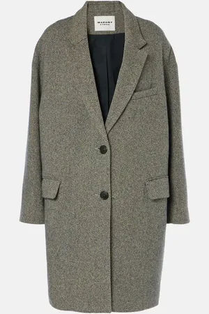 Marant Etoile Manteau Limizag en laine mélangée