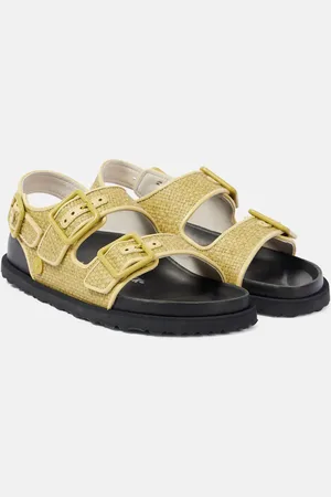 Birkenstock Sandales Milano Luxe en raphia