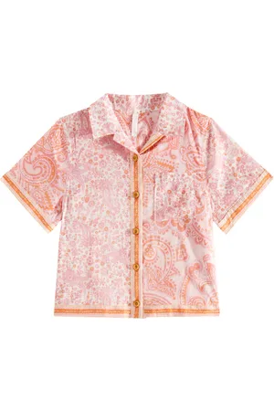 ZIMMERMANN Chemise Ottie en coton à motif cachemire