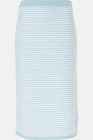Tory Burch Jupe midi en coton mélangé