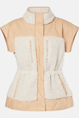 ULLA JOHNSON Veste matelassée sans manches Shiloh en shearling synthétique