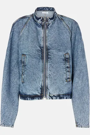 Alaïa Alaïa Veste Round Racing en jean
