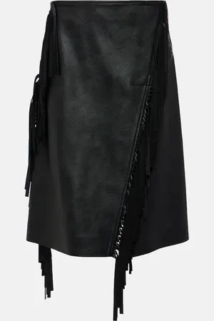 Stella McCartney Jupe midi Alter en cuir synthétique