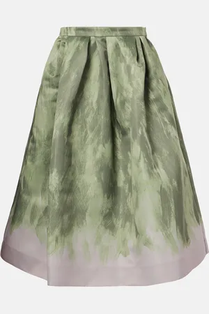 DRIES VAN NOTEN Jupe midi en satin