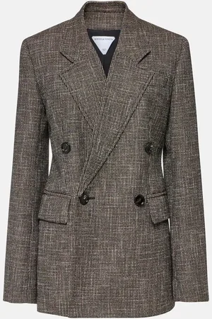 Bottega Veneta Blazer en laine mélangée