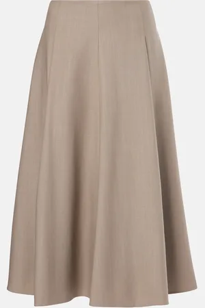 Brunello Cucinelli Jupe midi en laine