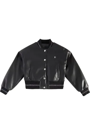 Givenchy Veste en cuir synthétique à logo