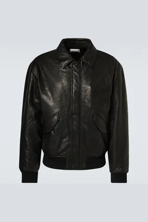 Saint Laurent Veste bomber en cuir