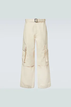 Jacquemus Pantalon cargo en coton et lin