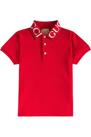 Gucci Polo en coton mélangé à logo