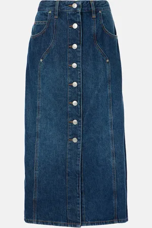 Marant Etoile Jupe midi Vandy en jean