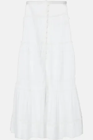 Marant Etoile Jupe longue Gihane en coton