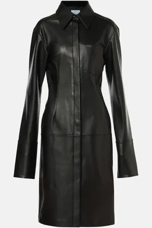 Sportmax Manteau Oidio en cuir