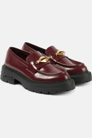 Jimmy Choo Mocassins Marlow en cuir verni à ornements