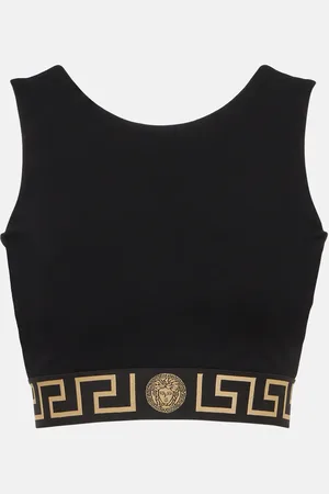VERSACE Débardeur raccourci Greca Border
